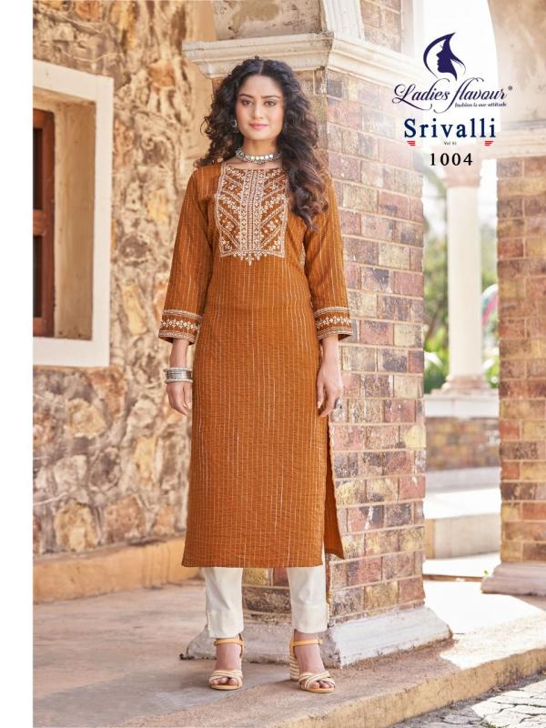 LF Srivalli Beautiful Rayon Embroidery Kurti